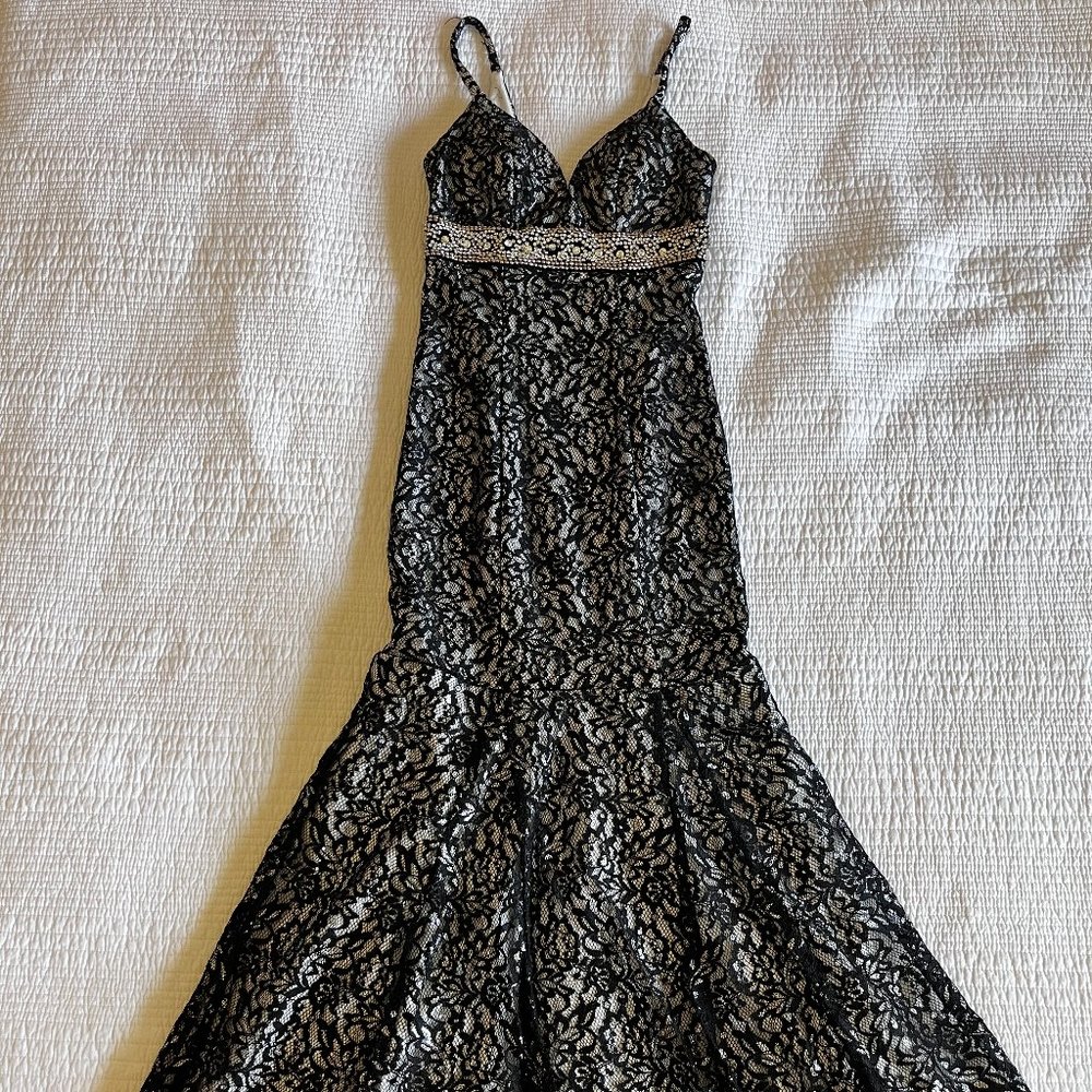 Black Mermaid Prom Dress